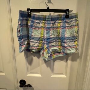 Joyspun Plaid Sleep Shorts‎ – Women’s XL (16–18)